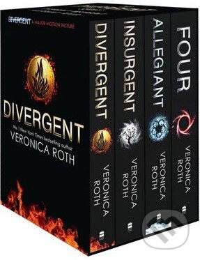 Kniha: Divergent (Box Set 1 - 4) (Veronica Roth). HarperCollins, 2014 Kniha: Divergent (Box Set 1 - 4) (Veronica Roth). HarperCollins, 2014