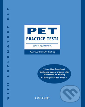 Kniha: PET - Practice Tests (New Edition) (Jenny Quintana). Pearson, 2004 Kniha: PET - Practice Tests (New Edition) (Jenny Quintana). Pearson, 2004