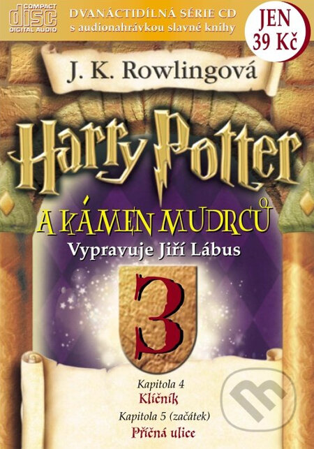 Audiokniha: Harry Potter a Kámen mudrců (J.K. Rowling). Albatros CZ Audiokniha: Harry Potter a Kámen mudrců (J.K. Rowling). Albatros CZ
