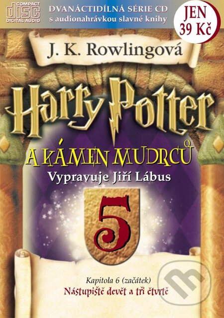 Audiokniha: Harry Potter a kámen mudrců (J.K. Rowling). Albatros CZ Audiokniha: Harry Potter a kámen mudrců (J.K. Rowling). Albatros CZ