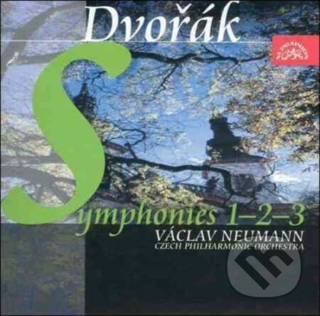 Hudební CD: Antonín Dvořák: Symfonie č. 1 - 3 (Supraphon). Supraphon, 2003 Hudební CD: Antonín Dvořák: Symfonie č. 1 - 3 (Supraphon). Supraphon, 2003