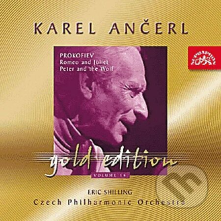 Hudební CD: Gold Edition 16 Prokofjev: Romeo a Julie, Péťa a vlk (Supraphon). Supraphon, 2003 Hudební CD: Gold Edition 16 Prokofjev: Romeo a Julie, Péťa a vlk (Supraphon). Supraphon, 2003