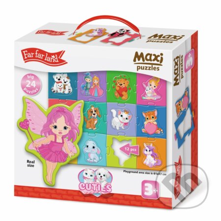 Puzzle: MAXI puzzle 24. Zlatúšikovia (far far land). far far land, 2023 Puzzle: MAXI puzzle 24. Zlatúšikovia (far far land). far far land, 2023