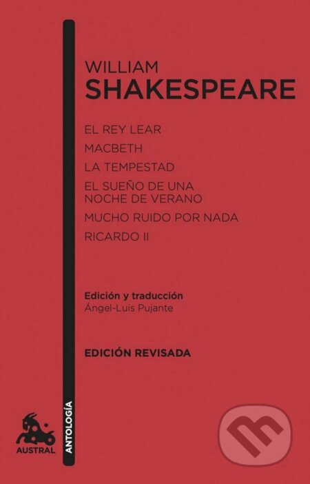 Kniha: William Shakespeare. Antologia (William Shakespeare). Espasa, 2016 Kniha: William Shakespeare. Antologia (William Shakespeare). Espasa, 2016