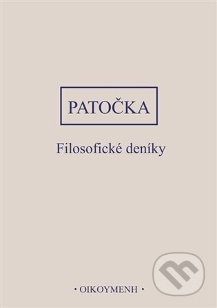 Kniha: Filosofické deníky (Jan Patočka). Filozofický ústav AV ČR, 2023 Kniha: Filosofické deníky (Jan Patočka). Filozofický ústav AV ČR, 2023