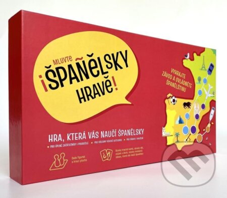 Společenská hra: Španělsky Hravě! / Hra, která vás naučí španělsky (Václav Bolech). , 2023 Společenská hra: Španělsky Hravě! / Hra, která vás naučí španělsky (Václav Bolech). , 2023