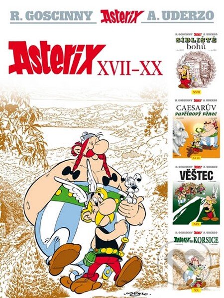 Kniha: Asterix XVII - XX (Albert Uderzo a René Goscinny). Egmont ČR, 2013 Kniha: Asterix XVII - XX (Albert Uderzo a René Goscinny). Egmont ČR, 2013