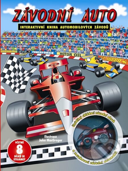 Kniha: Závodní auto se skládací dráhou + model autíčka (Svojtka&Co.). Svojtka&Co., 2014 Kniha: Závodní auto se skládací dráhou + model autíčka (Svojtka&Co.). Svojtka&Co., 2014