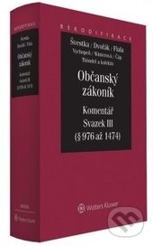 Kniha: Občanský zákoník (Wolters Kluwer ČR). Wolters Kluwer ČR, 2014 Kniha: Občanský zákoník (Wolters Kluwer ČR). Wolters Kluwer ČR, 2014
