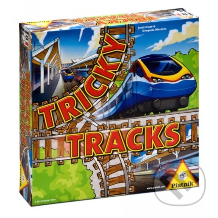 Spoločenská hra: Tricky Tracks (Jordi Gené a Gregorio Morales). ALLTOYS, 2016 Spoločenská hra: Tricky Tracks (Jordi Gené a Gregorio Morales). ALLTOYS, 2016