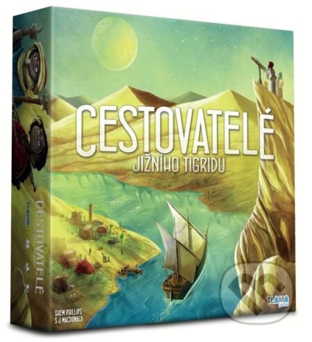 Společenská hra: Cestovatelé Jižního Tigridu CZ (Tlama games). Tlama games, 2023 Společenská hra: Cestovatelé Jižního Tigridu CZ (Tlama games). Tlama games, 2023