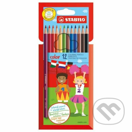 Pastelky STABILO color, sada 12 ks v kartonovém pouzdru (STABILO). STABILO Pastelky STABILO color, sada 12 ks v kartonovém pouzdru (STABILO). STABILO