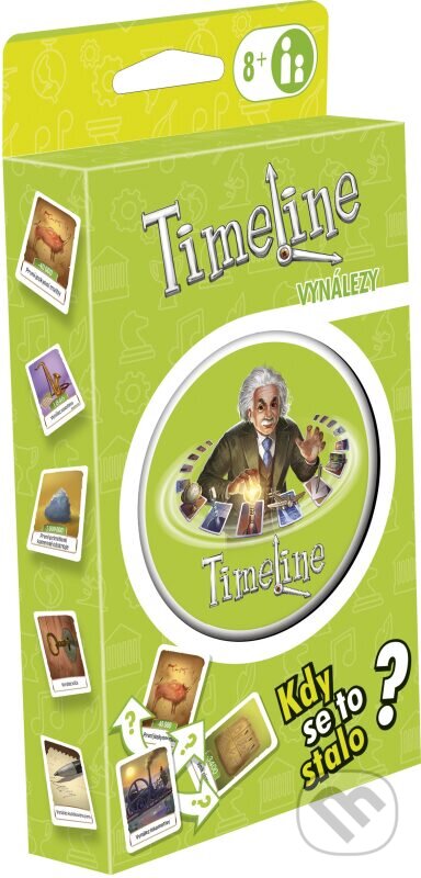 Společenská hra: TimeLine CZ Vynálezy ECO (3via). 3via, 2023 Společenská hra: TimeLine CZ Vynálezy ECO (3via). 3via, 2023