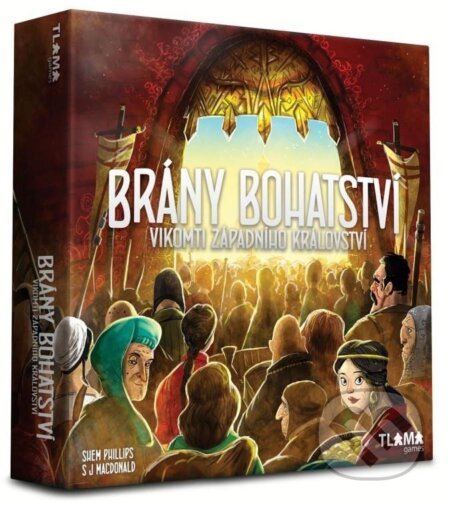 Společenská hra: Vikomti Západního království: rozšíření Brány bohatství - společenská hra (Tlama games). Tlama games, 2022 Společenská hra: Vikomti Západního království: rozšíření Brány bohatství - společenská hra (Tlama games). Tlama games, 2022