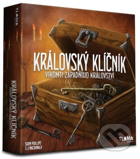 Společenská hra: Vikomti Západního království: rozšíření Královský klíčník - společenská hra (Tlama games). Tlama games, 2022 Společenská hra: Vikomti Západního království: rozšíření Královský klíčník - společenská hra (Tlama games). Tlama games, 2022