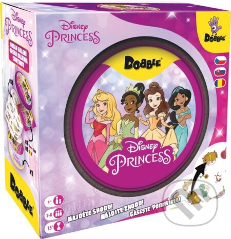 Spoločenská hra: Dobble Disney Princezny (ADC BF). ADC BF, 2023 Spoločenská hra: Dobble Disney Princezny (ADC BF). ADC BF, 2023