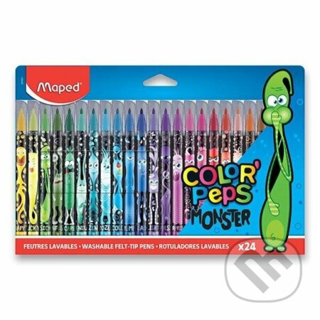 Maped Fixy Color´ Peps Monster 24 ks (Maped). Maped, 2022 Maped Fixy Color´ Peps Monster 24 ks (Maped). Maped, 2022