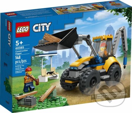 Společenská hra: LEGO® City 60385 Bager s rýpadlom (LEGO). LEGO, 2023 Společenská hra: LEGO® City 60385 Bager s rýpadlom (LEGO). LEGO, 2023