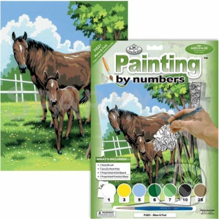 Malování podle čísel: Koně, Zuty, 2022