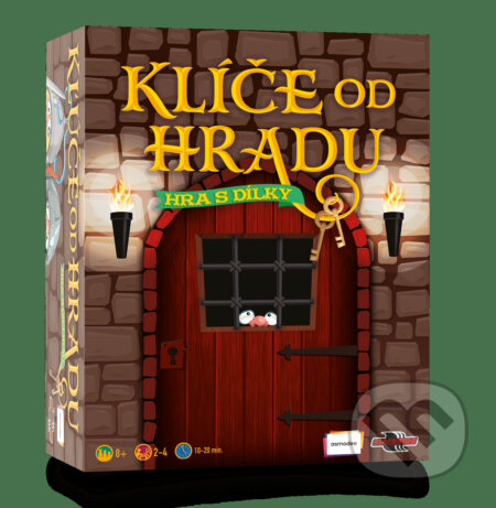 Společenská hra: Klíče od hradu (M. Adams, W. Foster, E. Foster a A. Foster). Blackfire, 2023 Společenská hra: Klíče od hradu (M. Adams, W. Foster, E. Foster a A. Foster). Blackfire, 2023