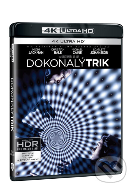 Film: Dokonalý trik Ultra HD Blu-ray (Christopher Nolan) (UltraHDBlu-ray). Magicbox, 2023 Film: Dokonalý trik Ultra HD Blu-ray (Christopher Nolan) (UltraHDBlu-ray). Magicbox, 2023