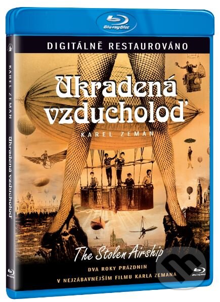 Film: Ukradená vzducholoď (Karel Zeman) (Blu-ray). Magicbox, 2023 Film: Ukradená vzducholoď (Karel Zeman) (Blu-ray). Magicbox, 2023