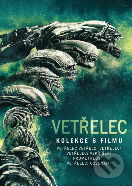 Film: Vetřelec kolekce 6 filmů (Magicbox) (DVD). Magicbox, 2023 Film: Vetřelec kolekce 6 filmů (Magicbox) (DVD). Magicbox, 2023