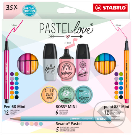 STABILO Pastellove - Sada 35 ks (STABILO). STABILO, 2023 STABILO Pastellove - Sada 35 ks (STABILO). STABILO, 2023