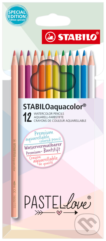 Akvarelová farbička - STABILOaquacolor - Pastellove (STABILO). STABILO, 2023 Akvarelová farbička - STABILOaquacolor - Pastellove (STABILO). STABILO, 2023
