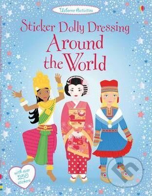 Kniha: Sticker Dolly Dressing: Around the World (Emily Bone). Usborne, 2011 Kniha: Sticker Dolly Dressing: Around the World (Emily Bone). Usborne, 2011