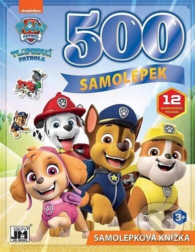 Kniha: 500 samolepek - Tlapková patrola (Jiří Models). Jiří Models, 2023 Kniha: 500 samolepek - Tlapková patrola (Jiří Models). Jiří Models, 2023