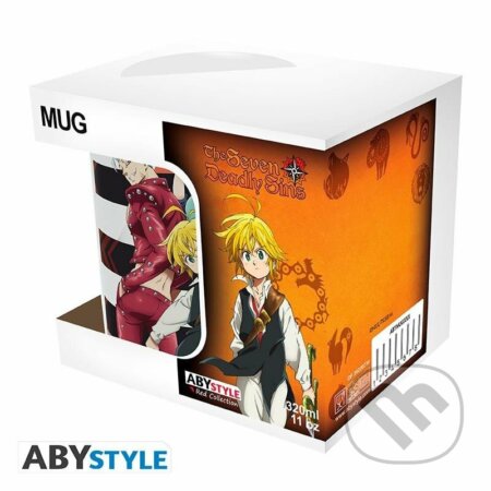 Seven Deadly Sins Hrnček keramický - Meliodas, Ban, King (ABYstyle). ABYstyle, 2023 Seven Deadly Sins Hrnček keramický - Meliodas, Ban, King (ABYstyle). ABYstyle, 2023