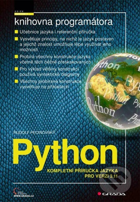 E-kniha: Python (Rudolf Pecinovský). Grada, 2022 E-kniha: Python (Rudolf Pecinovský). Grada, 2022