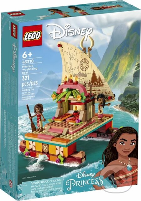Spoločenská hra: LEGO® Disney Princess™ 43210 Vaiana a jej objaviteľská loď (LEGO). LEGO, 2023 Spoločenská hra: LEGO® Disney Princess™ 43210 Vaiana a jej objaviteľská loď (LEGO). LEGO, 2023