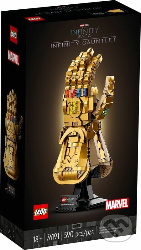 Společenská hra: LEGO® Marvel Avengers 76191 Rukavica nekonečna (LEGO). LEGO, 2023 Společenská hra: LEGO® Marvel Avengers 76191 Rukavica nekonečna (LEGO). LEGO, 2023