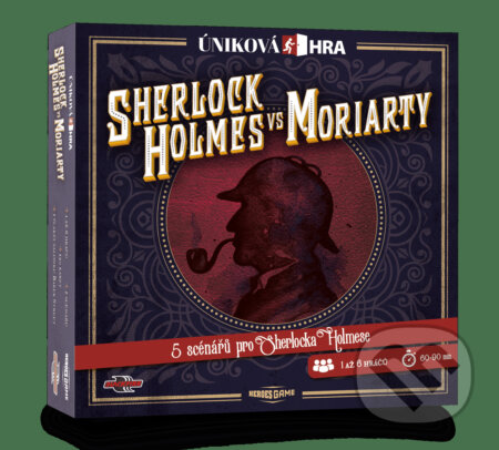 Spoločenská hra: Sherlock Holmes vs Moriarty (Rodolphe Massé). Blackfire, 2023 Spoločenská hra: Sherlock Holmes vs Moriarty (Rodolphe Massé). Blackfire, 2023