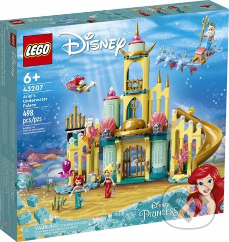 Spoločenská hra: LEGO® Disney 43207 Arielin podmorský palác (LEGO). LEGO, 2023 Spoločenská hra: LEGO® Disney 43207 Arielin podmorský palác (LEGO). LEGO, 2023