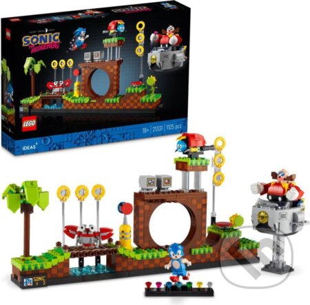 Spoločenská hra: LEGO® Ideas 21331 Sonic the Hedgehog™ – Green Hill Zone (LEGO). LEGO, 2023 Spoločenská hra: LEGO® Ideas 21331 Sonic the Hedgehog™ – Green Hill Zone (LEGO). LEGO, 2023