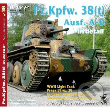Kniha: Red 38. Pz. Kpfw. 38(t) Ausf. A-D in detail (František Kořán). WWP Rak, 2006 Kniha: Red 38. Pz. Kpfw. 38(t) Ausf. A-D in detail (František Kořán). WWP Rak, 2006