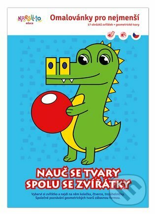 Kniha: Nauč se tvary spolu se zvířátky (Kresli.to). Kresli.to, 2023 Kniha: Nauč se tvary spolu se zvířátky (Kresli.to). Kresli.to, 2023