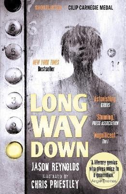 Kniha: Long Way Down (Jason Reynolds). Faber and Faber, 2018 Kniha: Long Way Down (Jason Reynolds). Faber and Faber, 2018