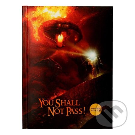Zápisník Pán prsteňov - You Shall Not Pass, svietiaci (Fantasy). Fantasy, 2023 Zápisník Pán prsteňov - You Shall Not Pass, svietiaci (Fantasy). Fantasy, 2023