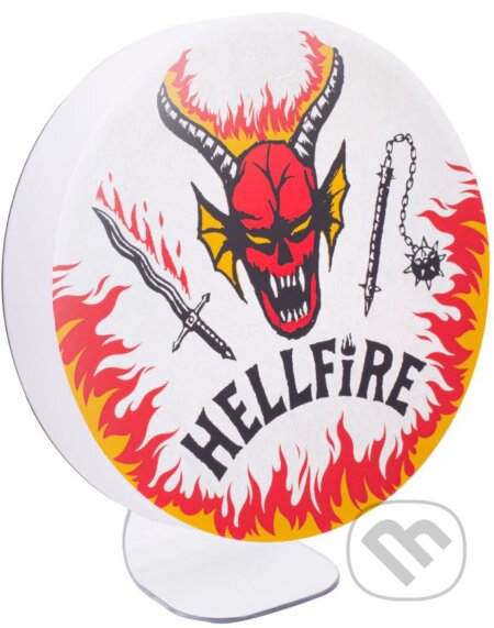 Stolní dekorativní lampa Stranger Things: Klub Hellfire (24 cm) (Paladone). Paladone, 2023 Stolní dekorativní lampa Stranger Things: Klub Hellfire (24 cm) (Paladone). Paladone, 2023