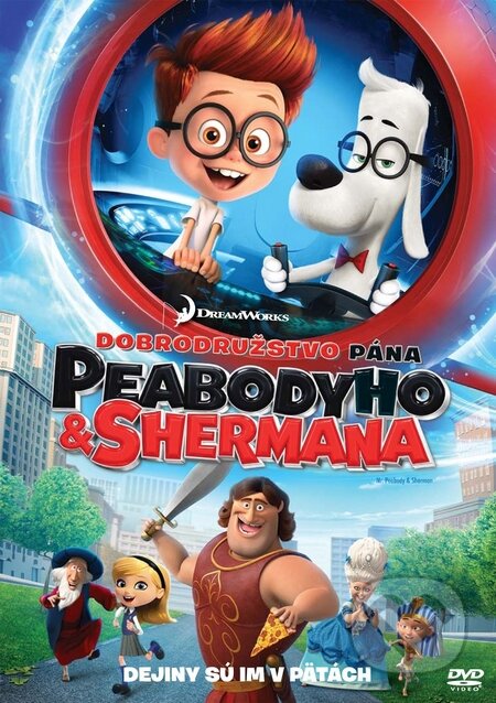 Film: Dobrodružstvá pána Peabodyho a Shermana (Rob Minkoff) (DVD). Bonton Film, 2014 Film: Dobrodružstvá pána Peabodyho a Shermana (Rob Minkoff) (DVD). Bonton Film, 2014