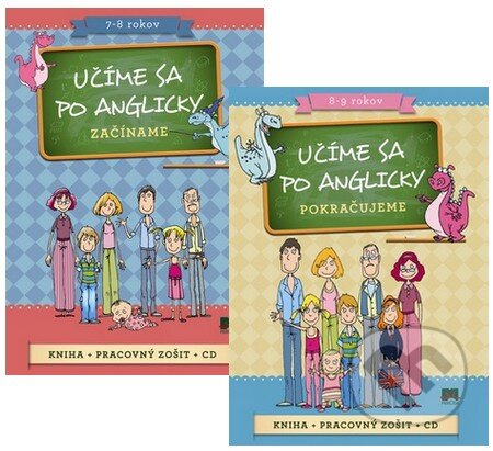 Kniha: Učíme sa po anglicky: Začíname + Učíme sa po anglicky: Pokračujeme (Príroda). Príroda, 2012 Kniha: Učíme sa po anglicky: Začíname + Učíme sa po anglicky: Pokračujeme (Príroda). Príroda, 2012