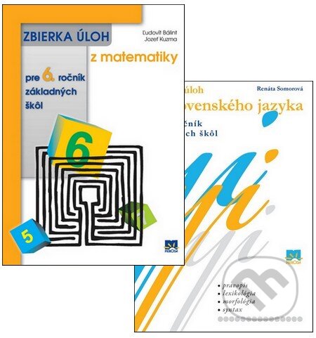 Kniha: Zbierka úloh zo slovenského jazyka + Zbierka úloh z matematiky (6. ročník) (Jozef Kuzma, Ľudovít Bálint a Renáta Somorová). Príroda, 2010 Kniha: Zbierka úloh zo slovenského jazyka + Zbierka úloh z matematiky (6. ročník) (Jozef Kuzma, Ľudovít Bálint a Renáta Somorová). Príroda, 2010