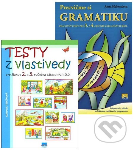 Kniha: Precvičme si gramatiku + Testy z vlastivedy (Adriana Timčíková a Anna Holovačová). Príroda Kniha: Precvičme si gramatiku + Testy z vlastivedy (Adriana Timčíková a Anna Holovačová). Príroda