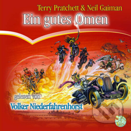 Audiokniha: Ein gutes Omen (Neil Gaiman a Terry Pratchett). Schall & Wahn, 2018 Audiokniha: Ein gutes Omen (Neil Gaiman a Terry Pratchett). Schall & Wahn, 2018