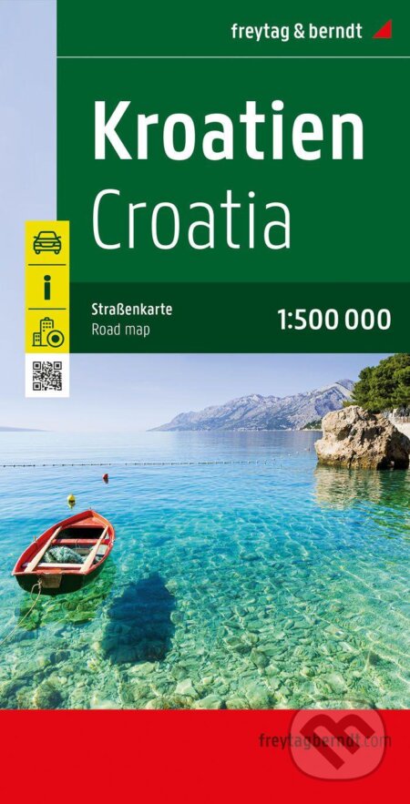 Chorvátsko 1: 500 000 (freytag&berndt). freytag&berndt, 2022 Chorvátsko 1: 500 000 (freytag&berndt). freytag&berndt, 2022