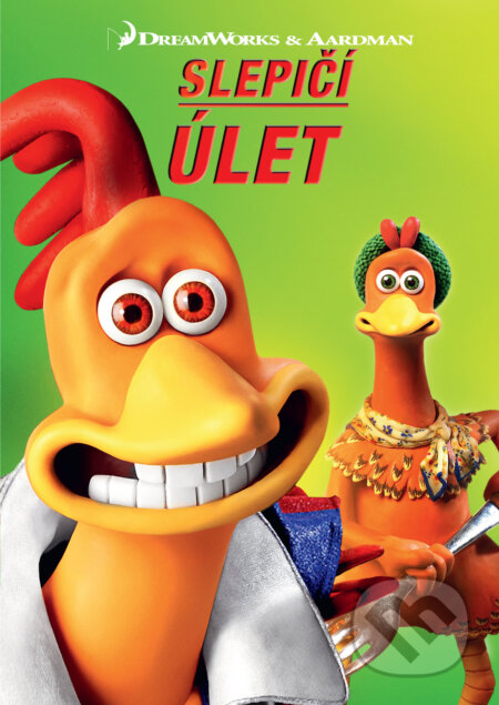 Film: Slepičí úlet (Nick Park a Peter Lord) (DVD). Magicbox, 2023 Film: Slepičí úlet (Nick Park a Peter Lord) (DVD). Magicbox, 2023